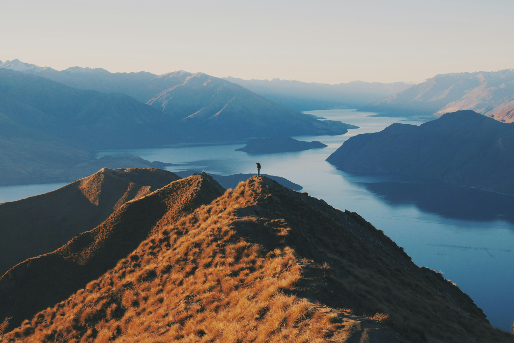 Roys Peak alpine view, New Zealand high country